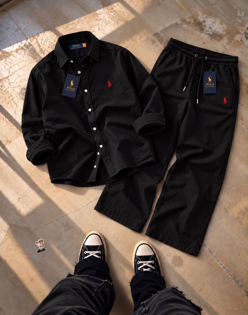 Brown Polo Shirt & Trouser