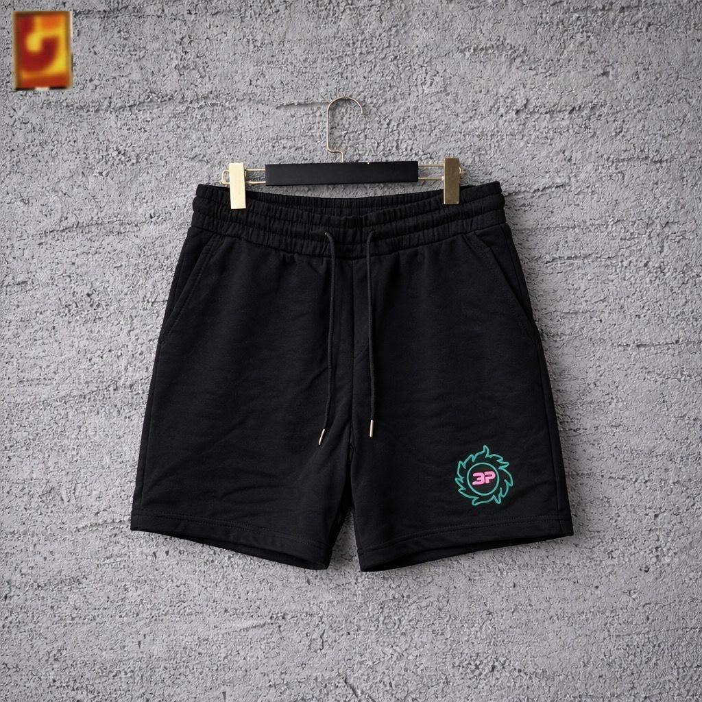 cotton athletic jogger shorts